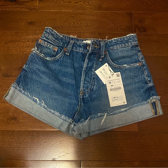 Zara denim shorts 1821/244/401 - Picture 6 of 9